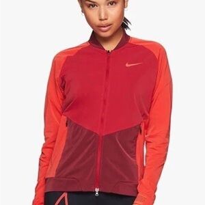 Nike Dri-Fit Stadium Running Jacket Habanero Red Coral Orange-Small